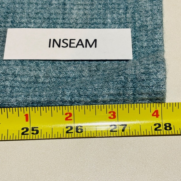 Soma Lounge Pajama Set Women XL Blue Waffle Long Sleeve Long Pants Cozy Casual - Picture 15 of 16